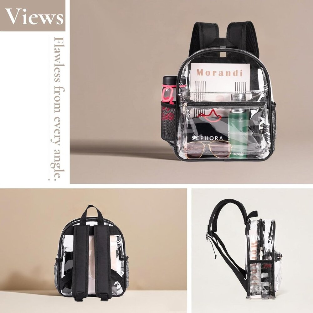 Stadium Approved Transparent Backpack - Easy Secu… - image 5